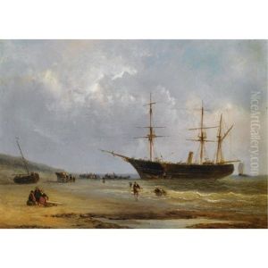 Unloading The Ship by Christiaan Lodewijk Willem Dreibholtz