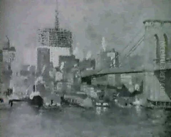 The Building Of The Woolworth Building - view 1
