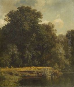 The Oder Landscape - From The Wroclaw Area by Adolf Dressler