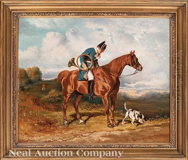 Fox Hunting Scene - view 1