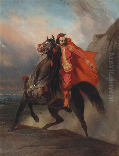 Guerrier Ottoman A Cheval - view 1