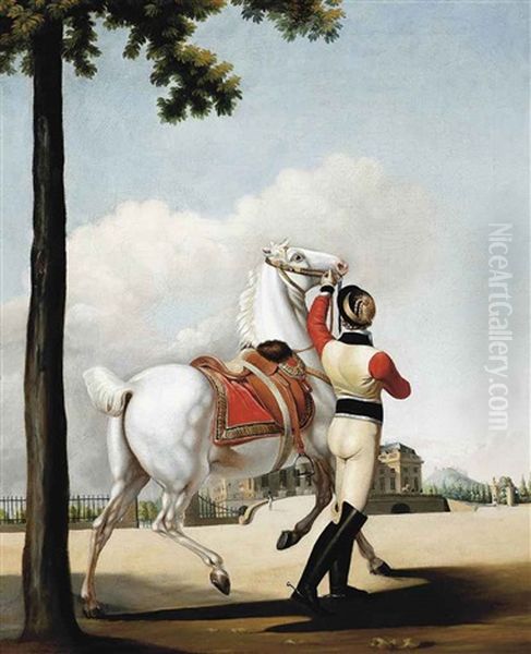 Preparing For A Ride At Schloss Monrepos - view 1