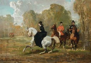L'arrivee Au Rendez-vous by Alfred De Dreux