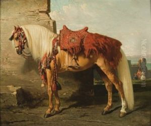 Etalon Arabe Selle by Alfred De Dreux