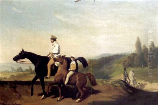 Reiter In Landschaft - view 1