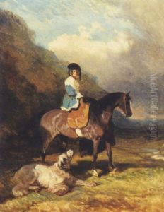 L'amazone Ecossaise by Alfred De Dreux