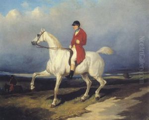 Cavaliers Dans Un Paysage by Alfred De Dreux