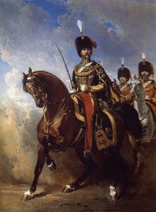A Portrait Of General Fleury On Horseback