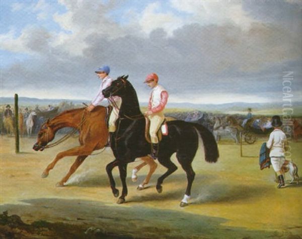Au Manege, Avant La Course - view 1