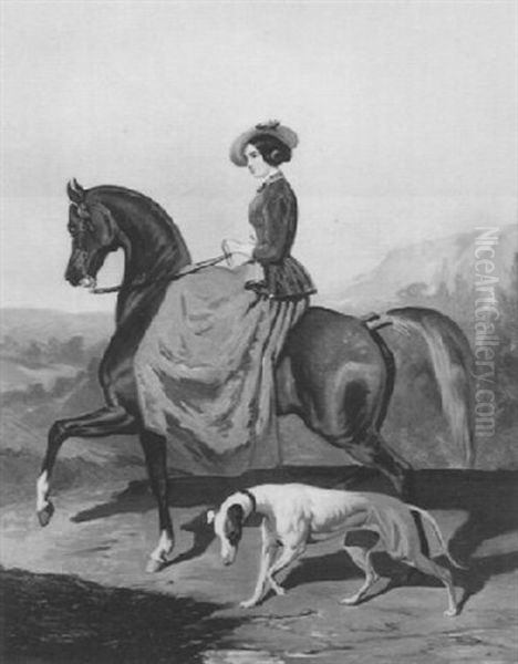 L'amazone Et Son Chien - view 1