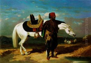 Tamerlan, La Monture De Abd-el-kader by Alfred De Dreux
