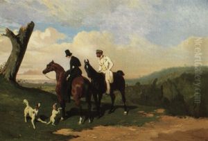 Reiterbegegnung by Alfred De Dreux