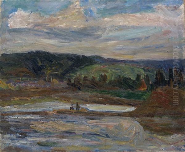 Fishing On The River - view 1