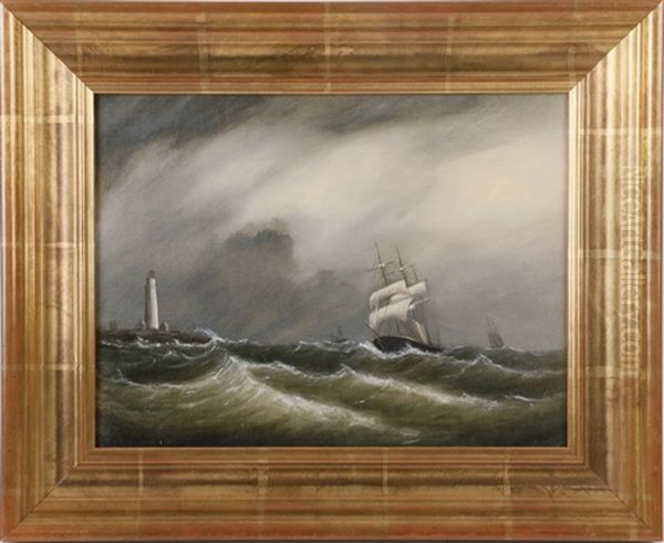 Boston Light, Bark Leaning In, South East Gale - view 1