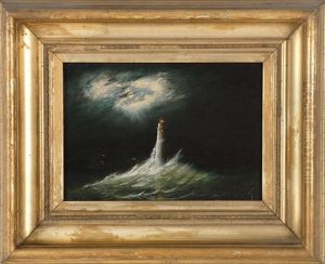 Night Storm Off Minot's Light