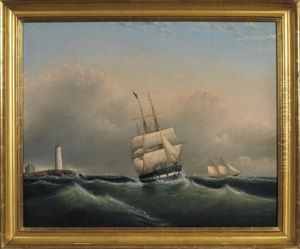 Ships Off Boston Light
