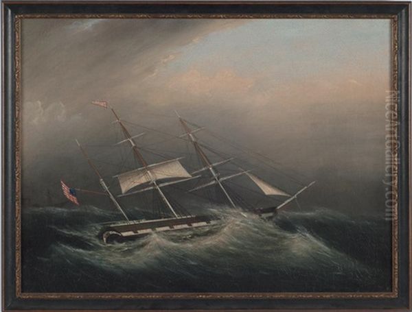 The "potomac" In Heavy Seas - view 1