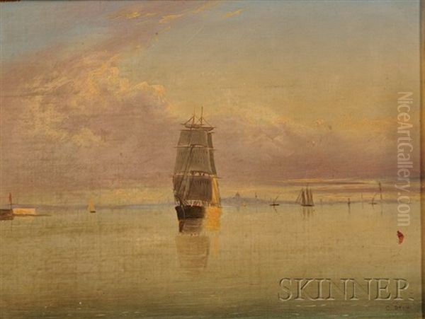 Boston Harbor Sunset - view 1