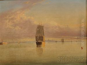Boston Harbor Sunset