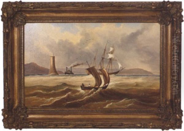 Water Scene With Lighthouse - view 1