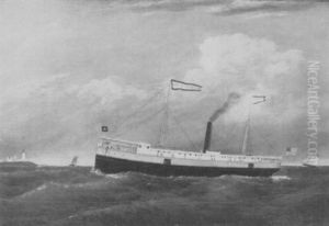 The Ship "city Of Gloucester" Entering A Harbor The Ship "city Of Gloucester" Entering A Harbor