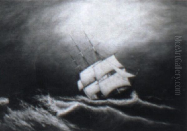Ship In Moonlight - view 1