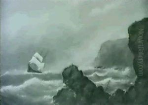 Lee Shore, Off Newport, Rhode Island by Clement Drew