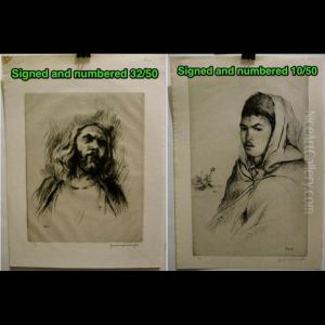 Pietro; Nomade; Meditation; Un Viedlard Du Quartier by Frank Milton Armington