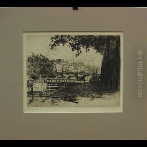 Pont Neuf, Paris by Frank Milton Armington