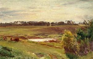 Landscape With A Moor (sketch) by Dankvart Dreyer