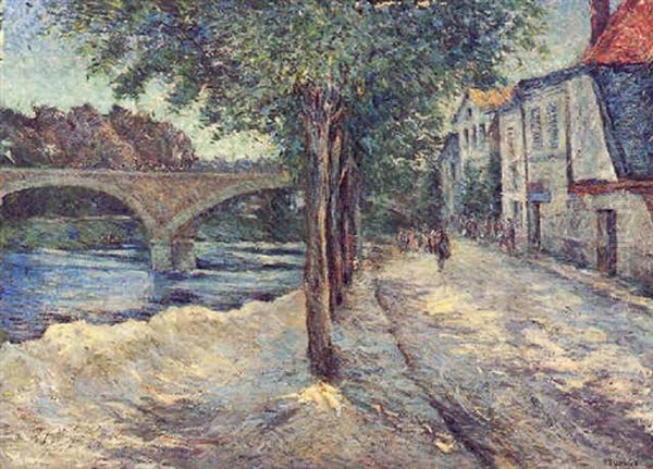 Le Pont De Pierre A Lagny - view 1