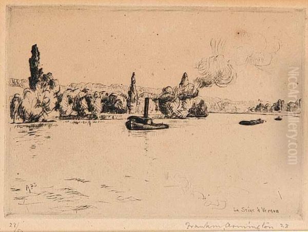 La Seine A Vernon - view 1