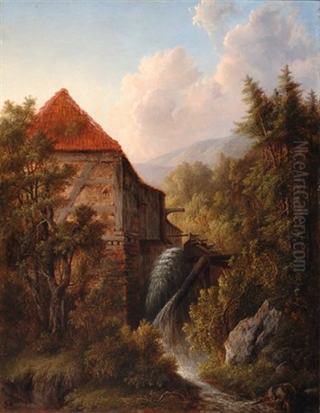 View Of A Water Mill - view 1