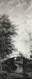 Wooded Landscapes With Peasants Wooded Landscapes With Peasants