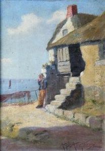 Fisherman Taking A Rest by Alfred Armitage
