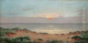 Sunset, At The Shore by Alfred Armitage
