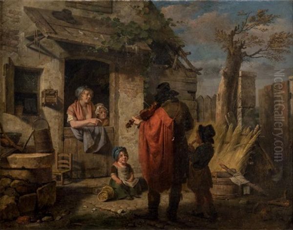 Le Violoniste Et Le Flutiste - view 1