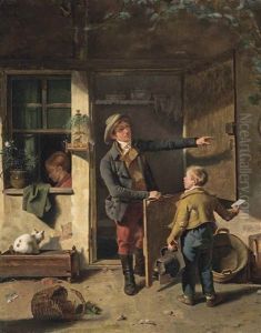 The Young Errand Boy by Martin Droelling