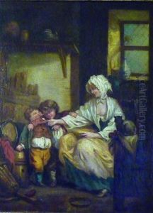 Jeune Mere Et Enfants