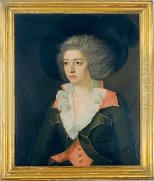 Portrait Of A Woman In Riding Costume - view 1