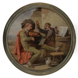 The Musician And The Drinker by Martin Droelling