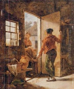A Young Beggar Woman And Her Child