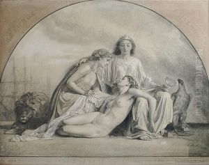 In Memory Of The Chicago Fire by Edward Armitage
