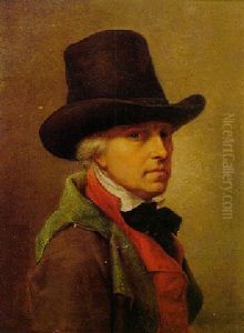 Portrait Of A Man With A Black Hat