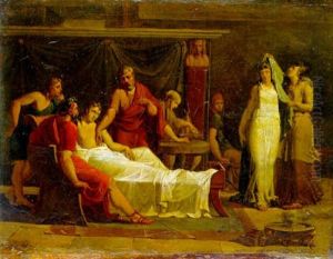 Antiochus And Stratonice by Martin Droelling