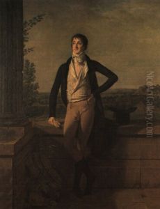Portrait Of Barthelemy Charles, Comte De Dreux-nancre by Martin Droelling
