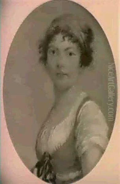 Portrait De Jeune Femme En Buste - view 1
