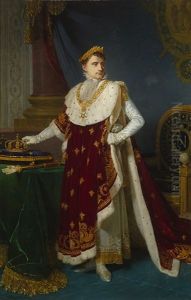 Portrait De Femme Au Fichu by Michel Martin Drolling