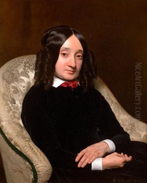 Portrait De Alix De Tournon Simiane - view 1