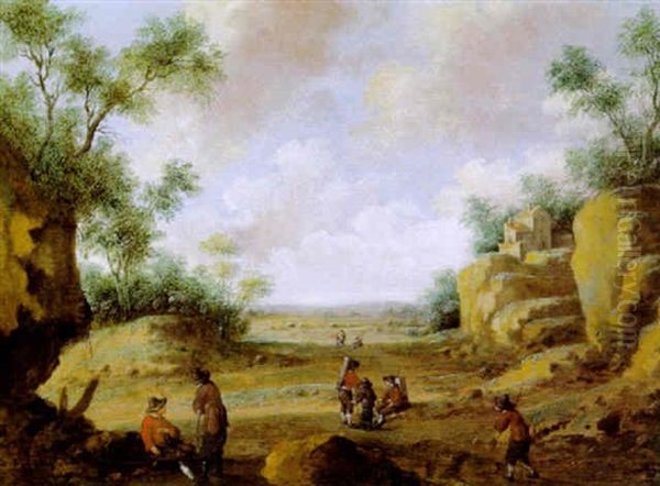 Rastende Bauern In Einer Landschaft - view 1